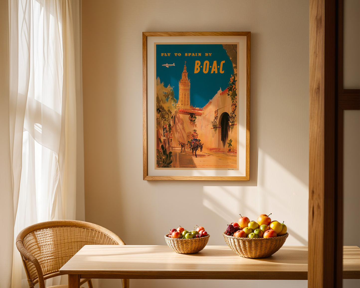 Fly To Spain By B.O.A.C., 1950s [Santa Maria de la Sede de Sevilla].