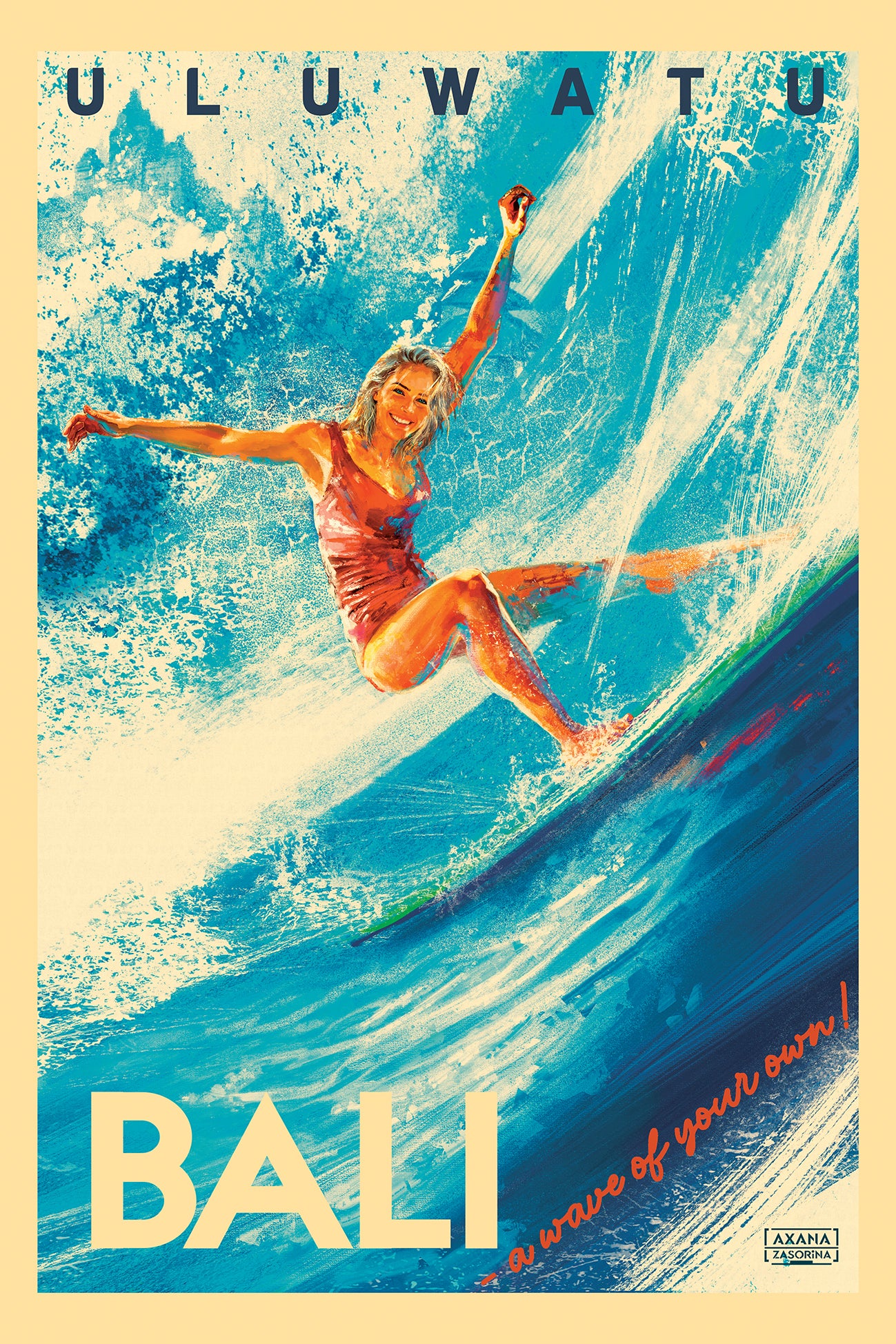 Radical Cutback, Uluwatu, Bali.