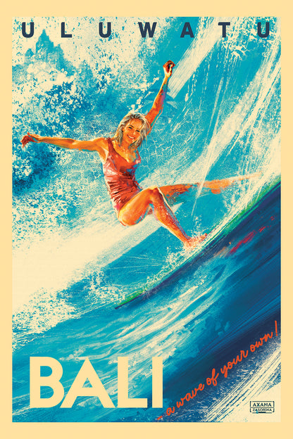 Radical Cutback, Uluwatu, Bali.