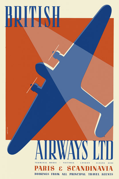 Paris & Scandinavia, British Airways, c.1935. [Spotlight]