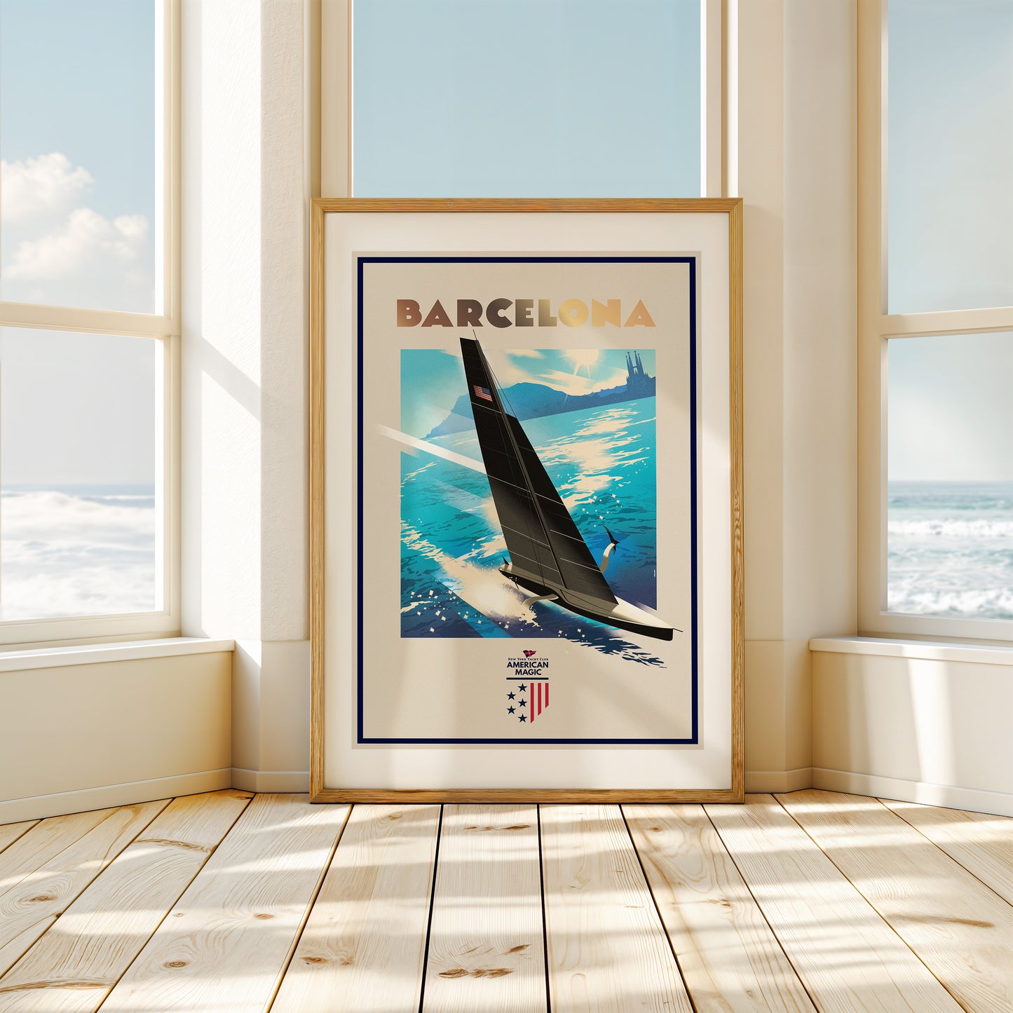"American Magic", Barcelona, Challenger for the 37th America's Cup.