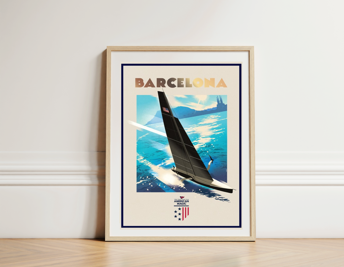 "American Magic", Barcelona, Challenger for the 37th America's Cup.