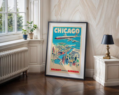 Chicago, Braniff International Airways, 1960s [Aerial View].