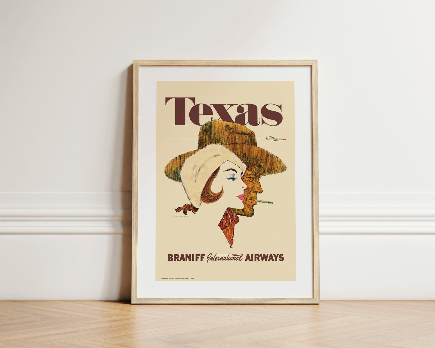 Texas, Braniff - United, 1960s [Couple].