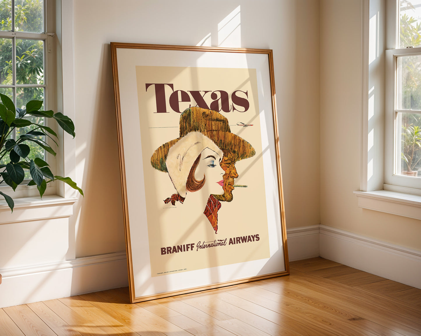 Texas, Braniff - United, 1960s [Couple].