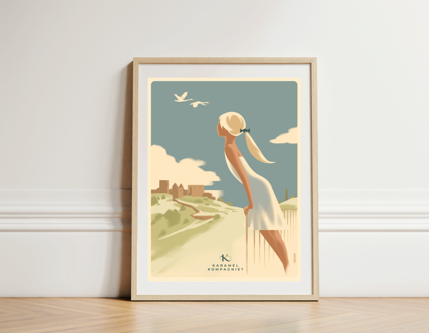 The Hammershus Girl, Karamel Kompagniet, Bornholm, Denmark.