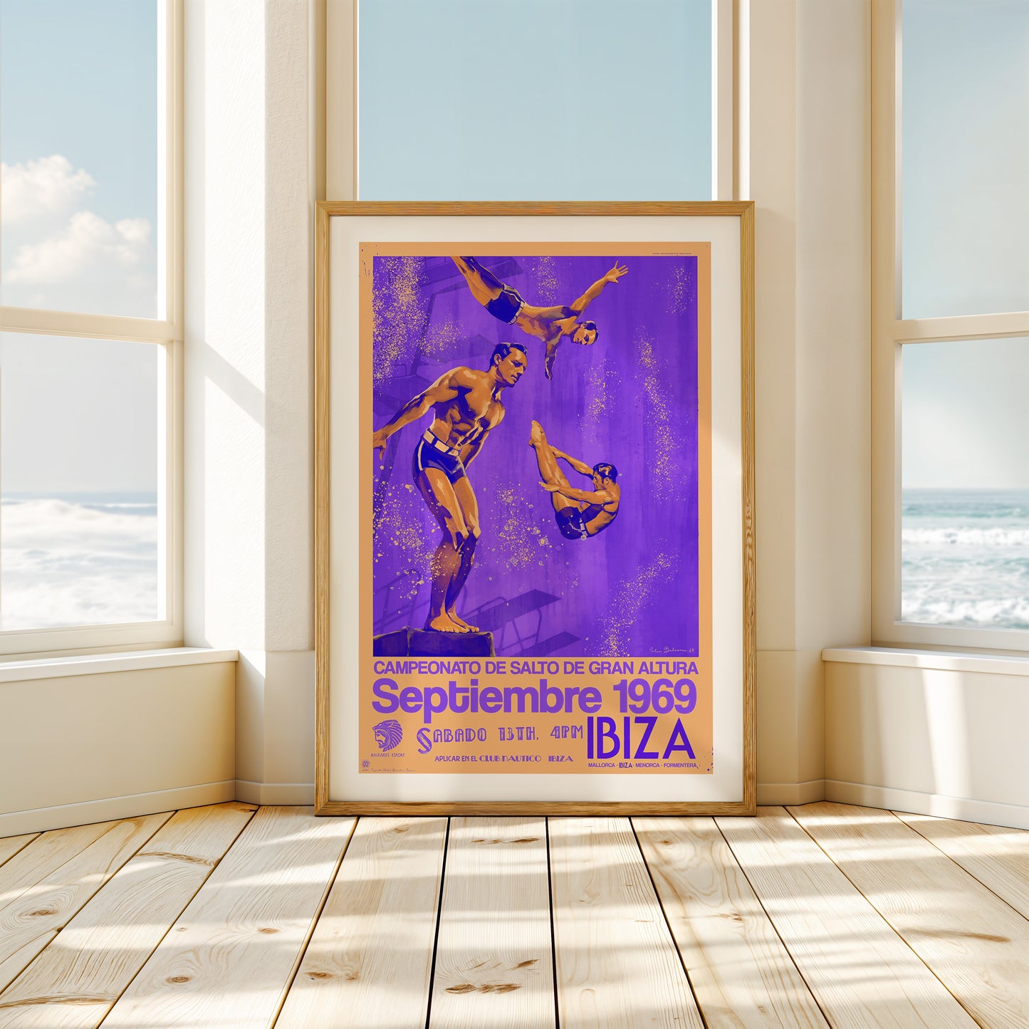 Campeonato de Salto 1969, Ibiza, Islas Baleares. [Purple]
