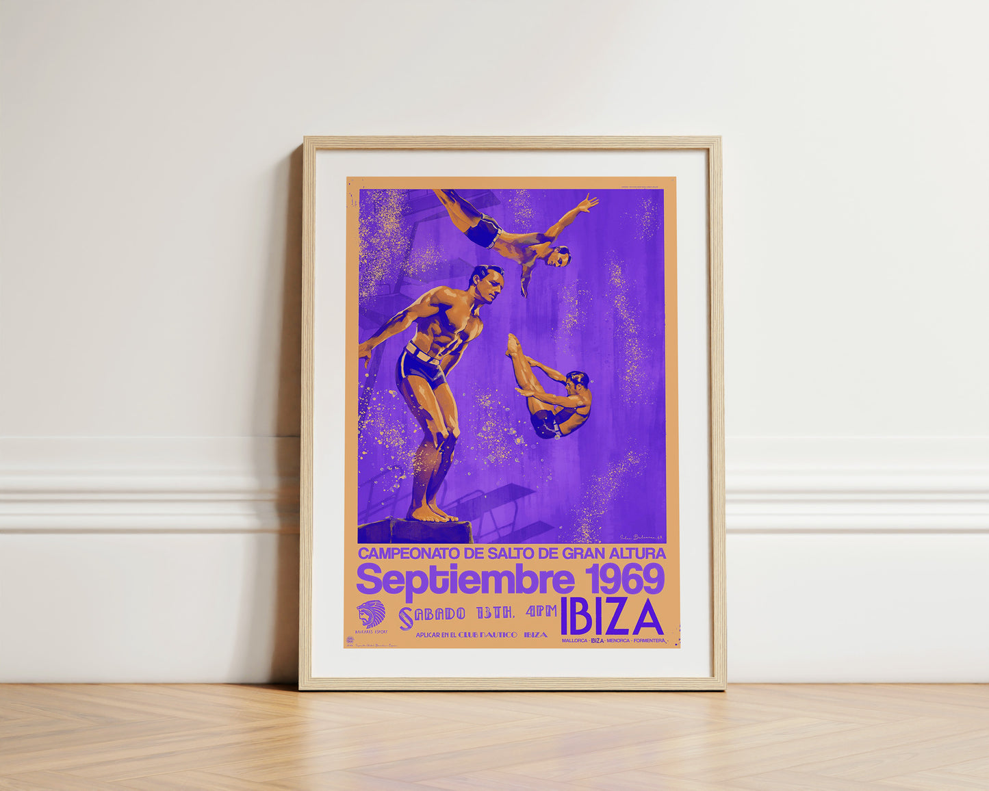 Campeonato de Salto 1969, Ibiza, Islas Baleares. [Purple]