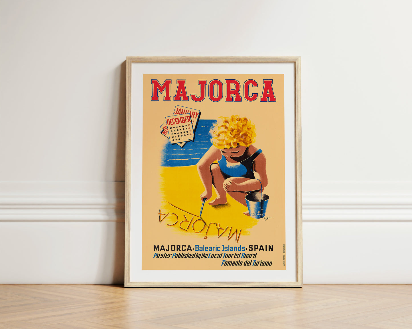 Majorca, For Year Round Sunshine, Balearic Islands, 1960s.