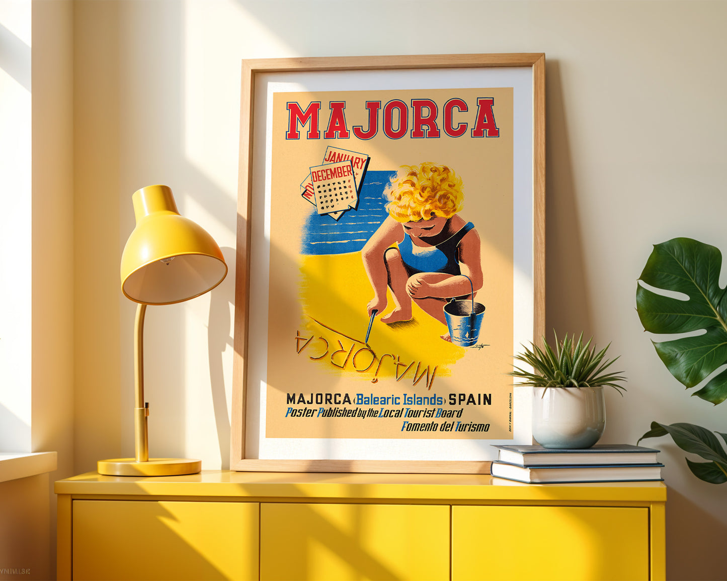 Majorca, For Year Round Sunshine, Balearic Islands, 1960s.