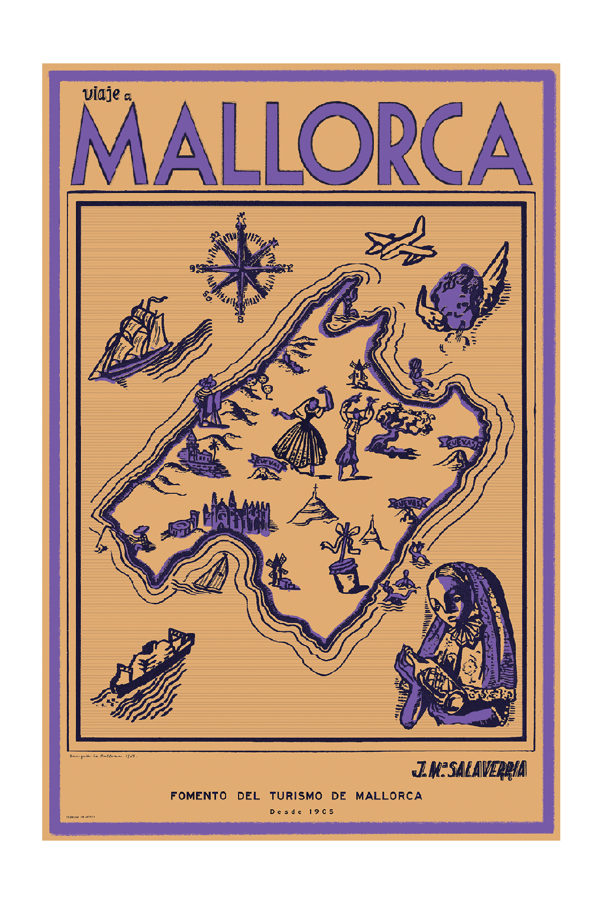 Viaje a Mallorca, 1928 (Purple).