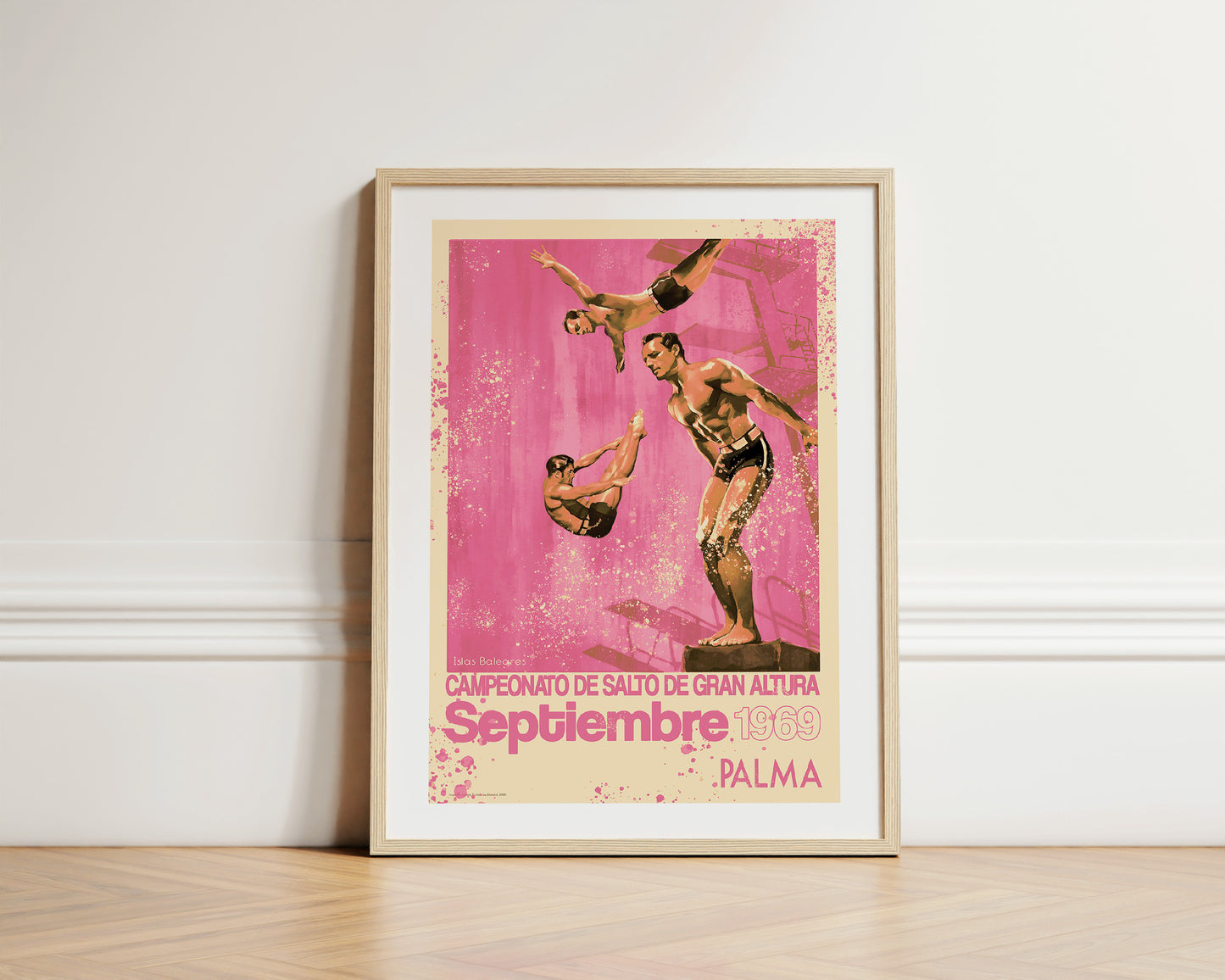 Campeonato de Salto 1969, Palma de Mallorca, Islas Baleares. [Pink]