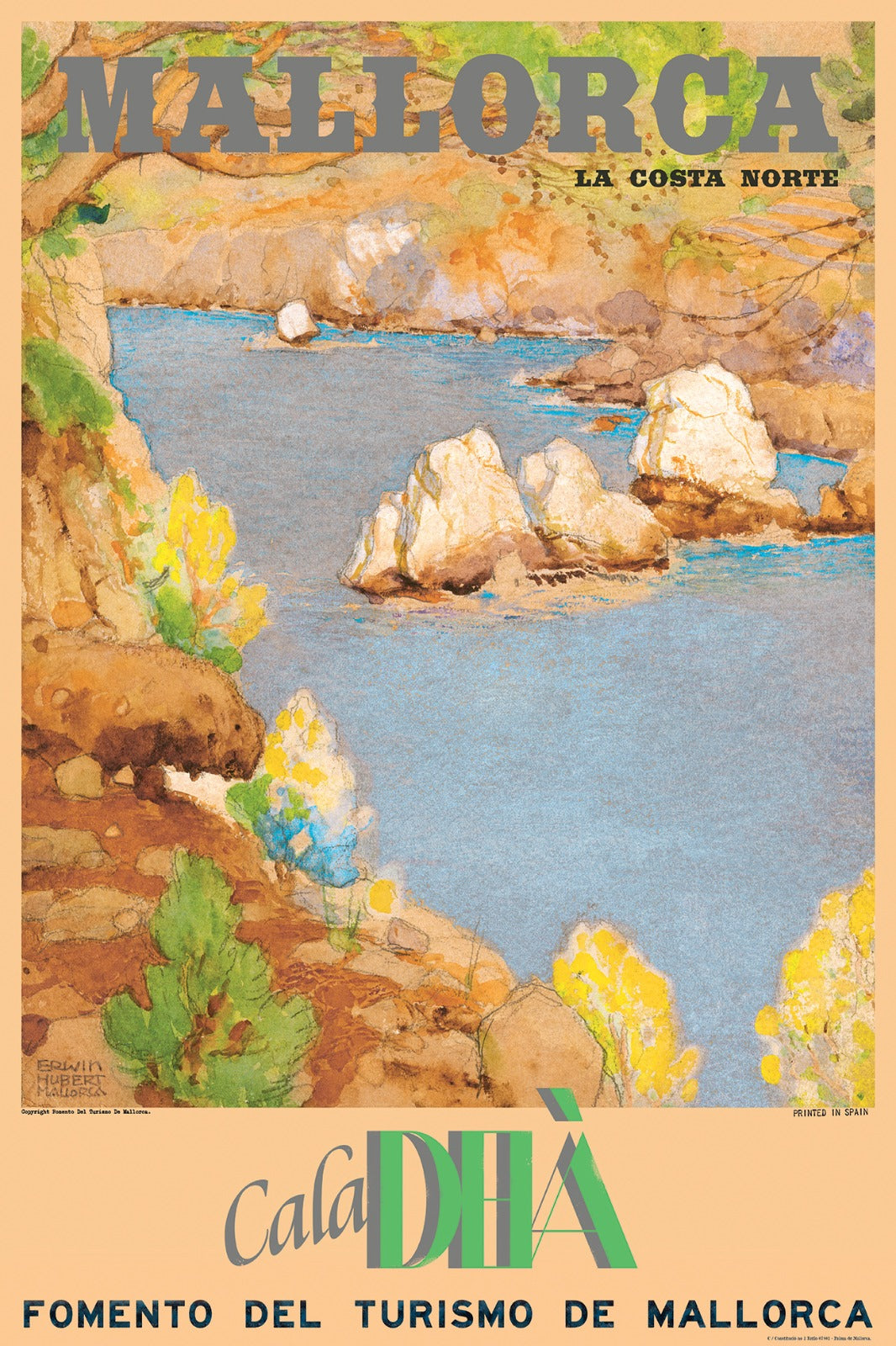 Cala Deia, Sierra de Tramontana, Mallorca, 1920s.