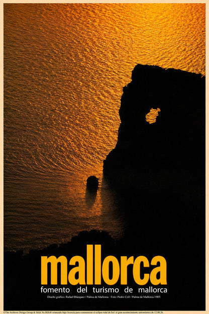Puesta de sol en Sa Foradada, Mallorca, 1987. [Fomento del Turismo]