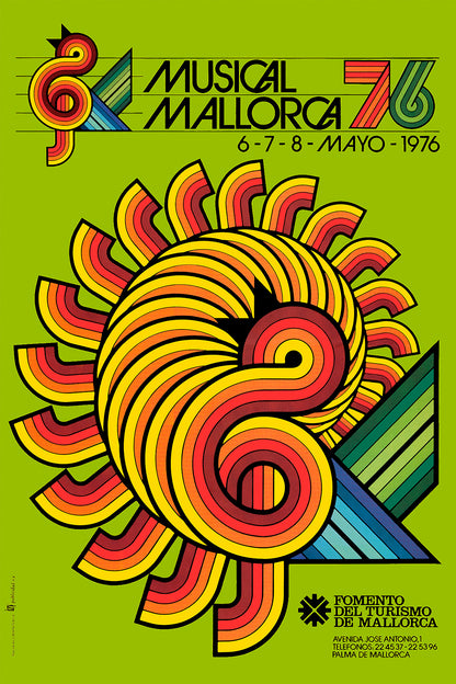 Musical Mallorca, 1976 [Fomento del Turismo] (Green)