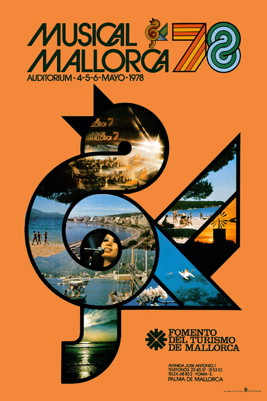 Musical Mallorca, 1978 [Fomento del Turismo] (Orange)
