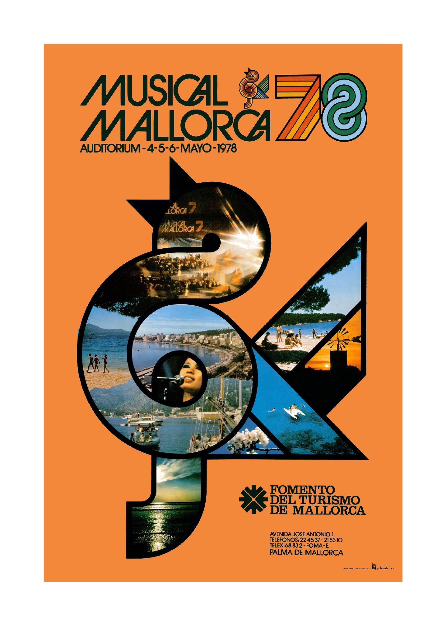 Musical Mallorca, 1978 [Fomento del Turismo] (Orange)