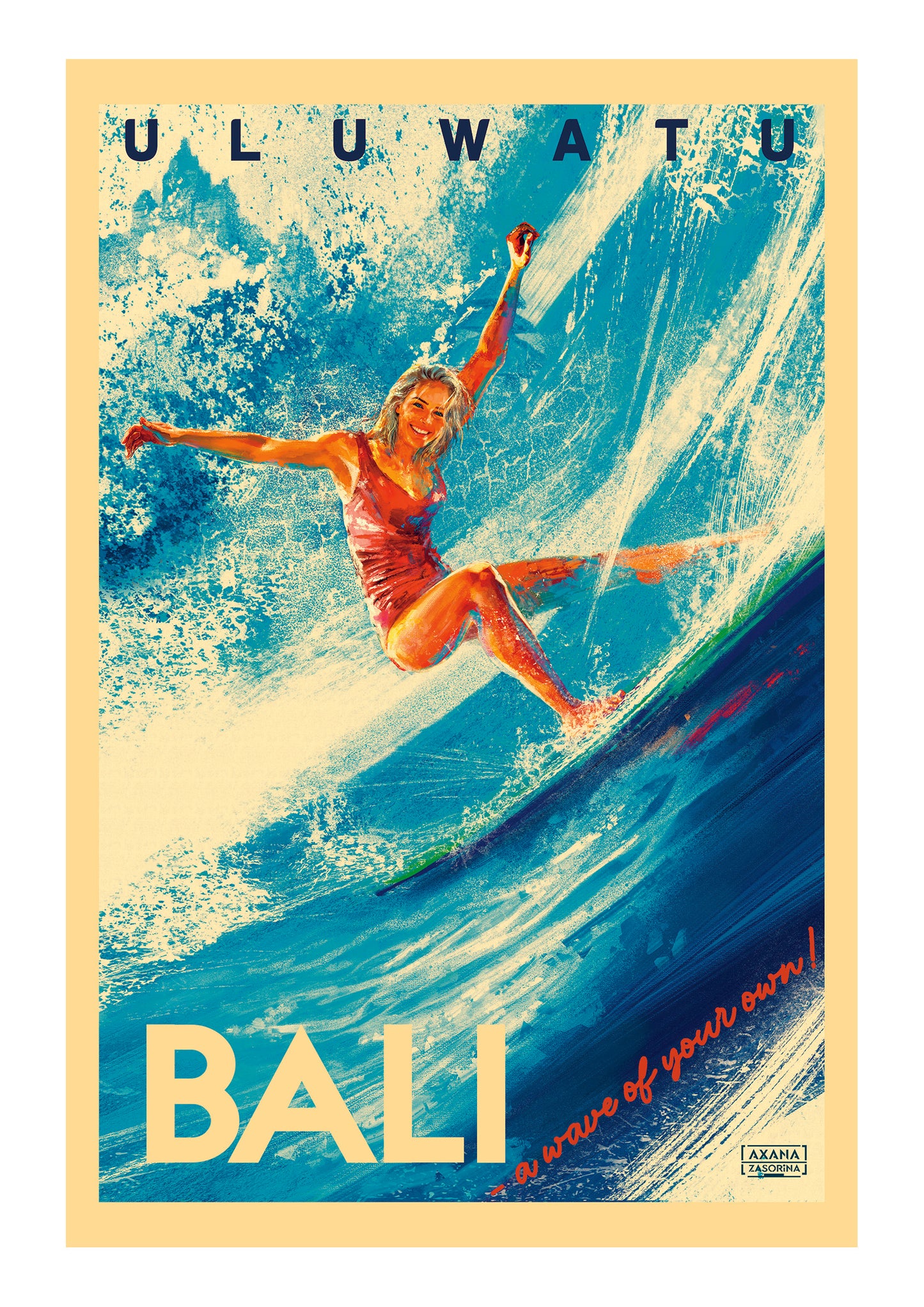 Radical Cutback, Uluwatu, Bali.