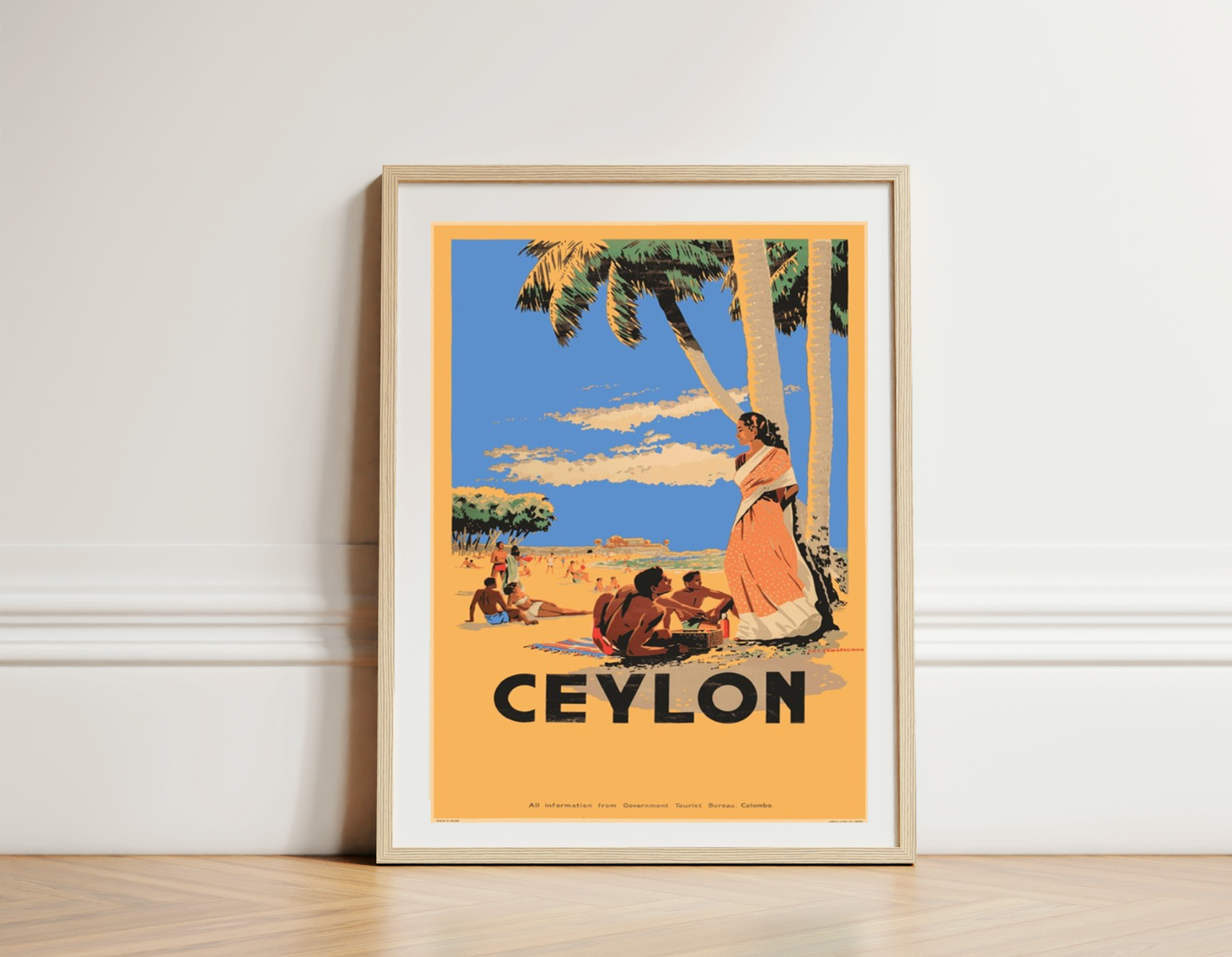 Mount Lavinia Beach, Ceylon, 1948.