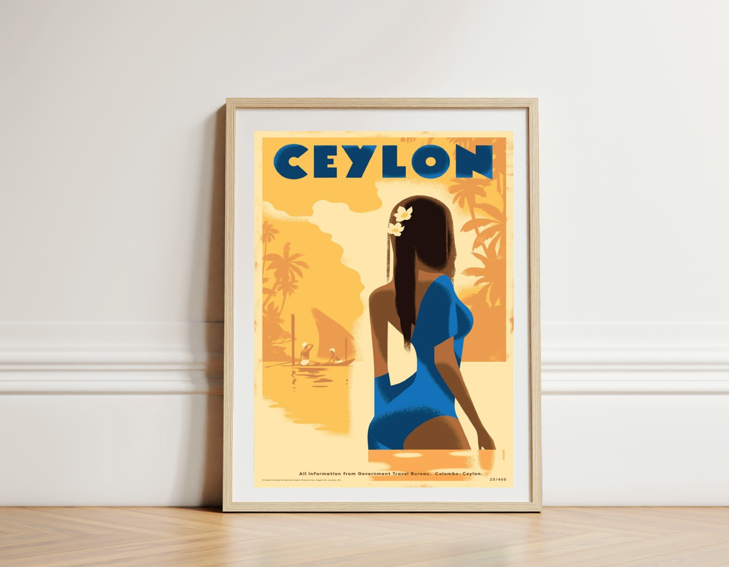 Ceylon (Just After Sunrise) - Nadeeshika, 1950s.