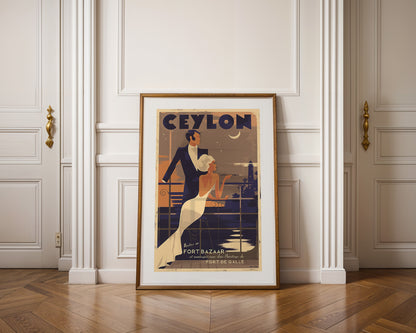 Good Night Ceylon, (Galle Fort, Nighttime), 1930s.