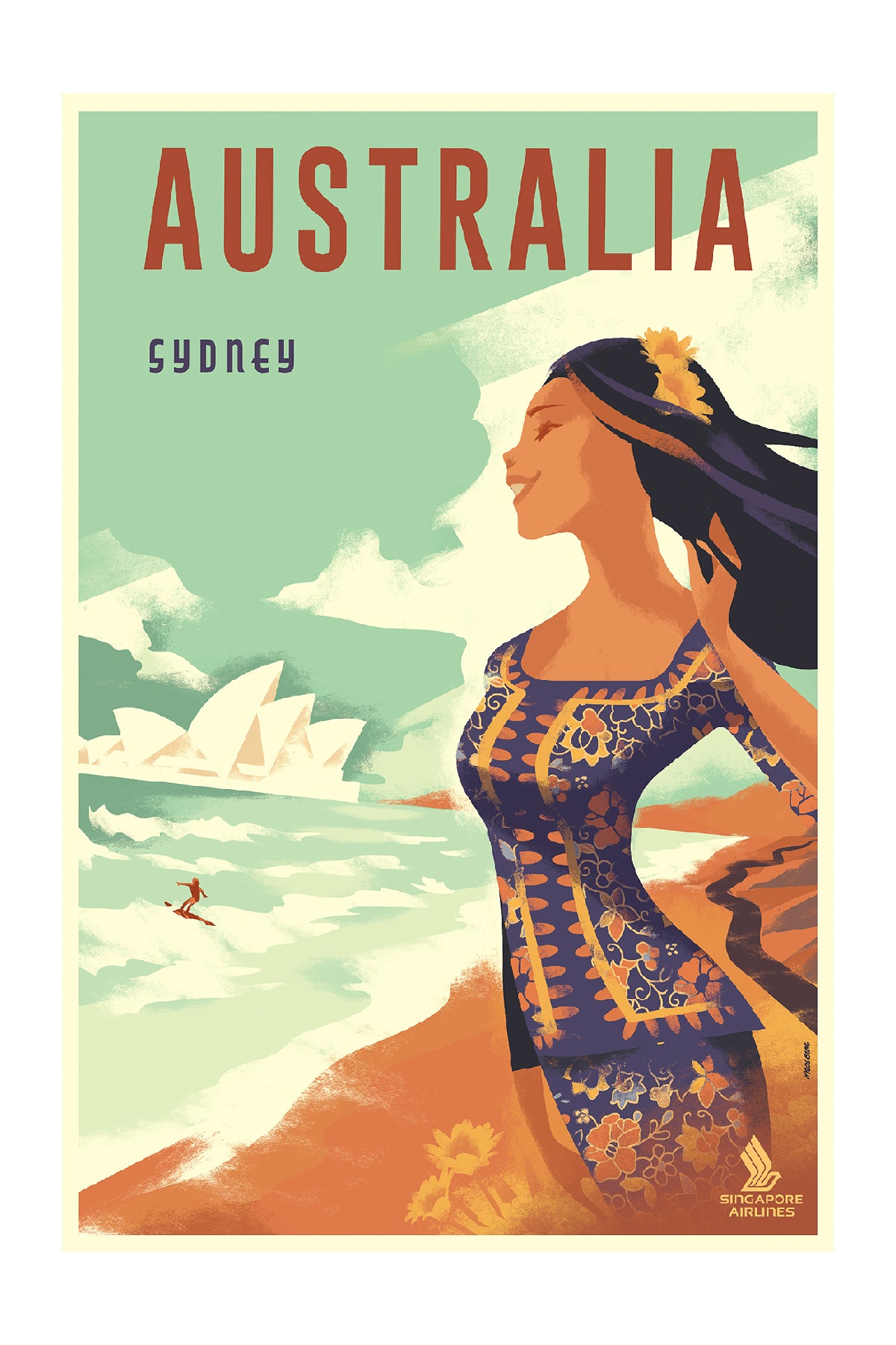 Australia, Sydney, Singapore Airlines.