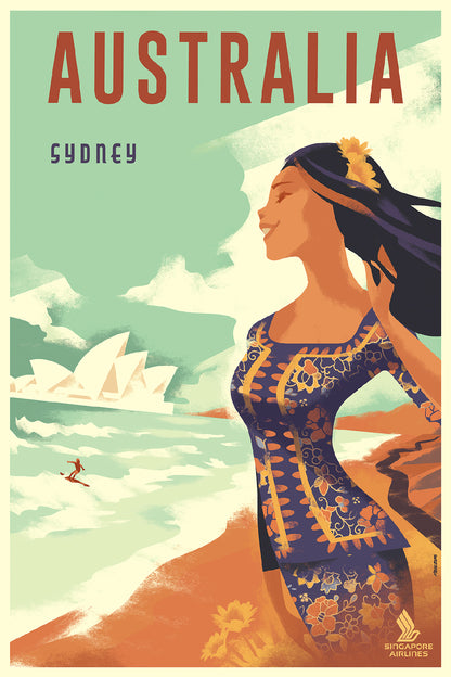 Australia, Sydney, Singapore Airlines.