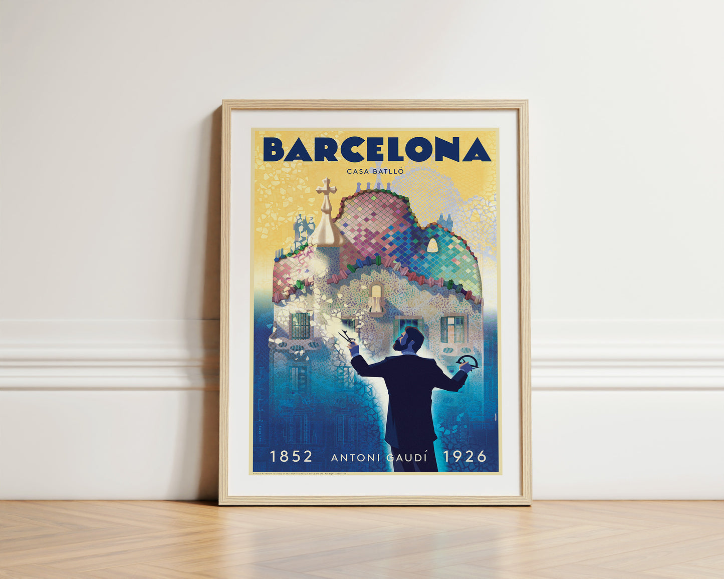 Gaudi Centenary 1852-1926, Casa Batlló, Barcelona.