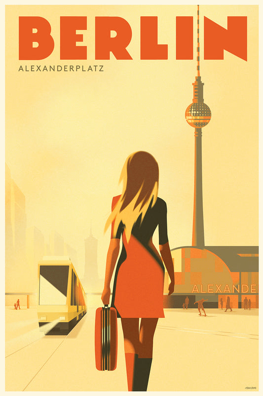 Alexa in Alexanderplatz, Berlin, Germany. [S-Bahn & TV Tower]