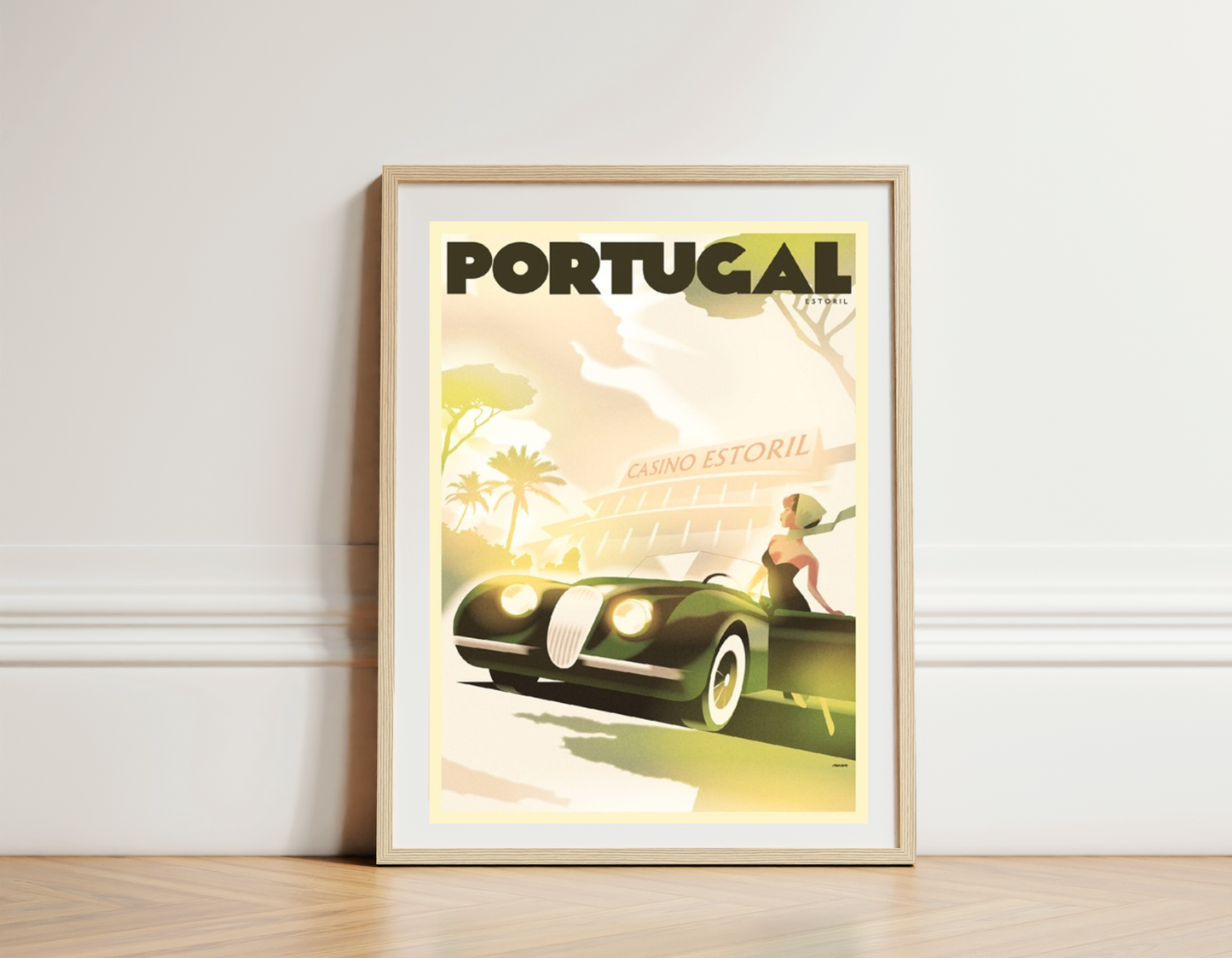 Casino Estoril, Portugal. [Vintage Car]
