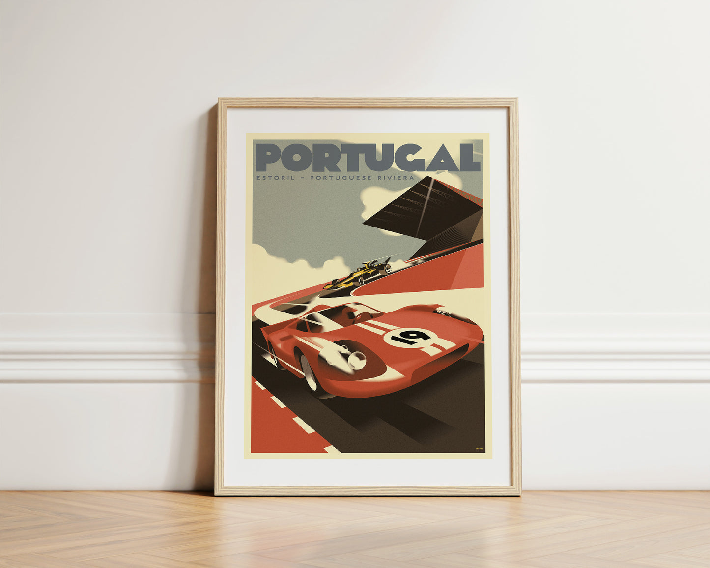 Car racing, Estoril Circuit, Portugal.
