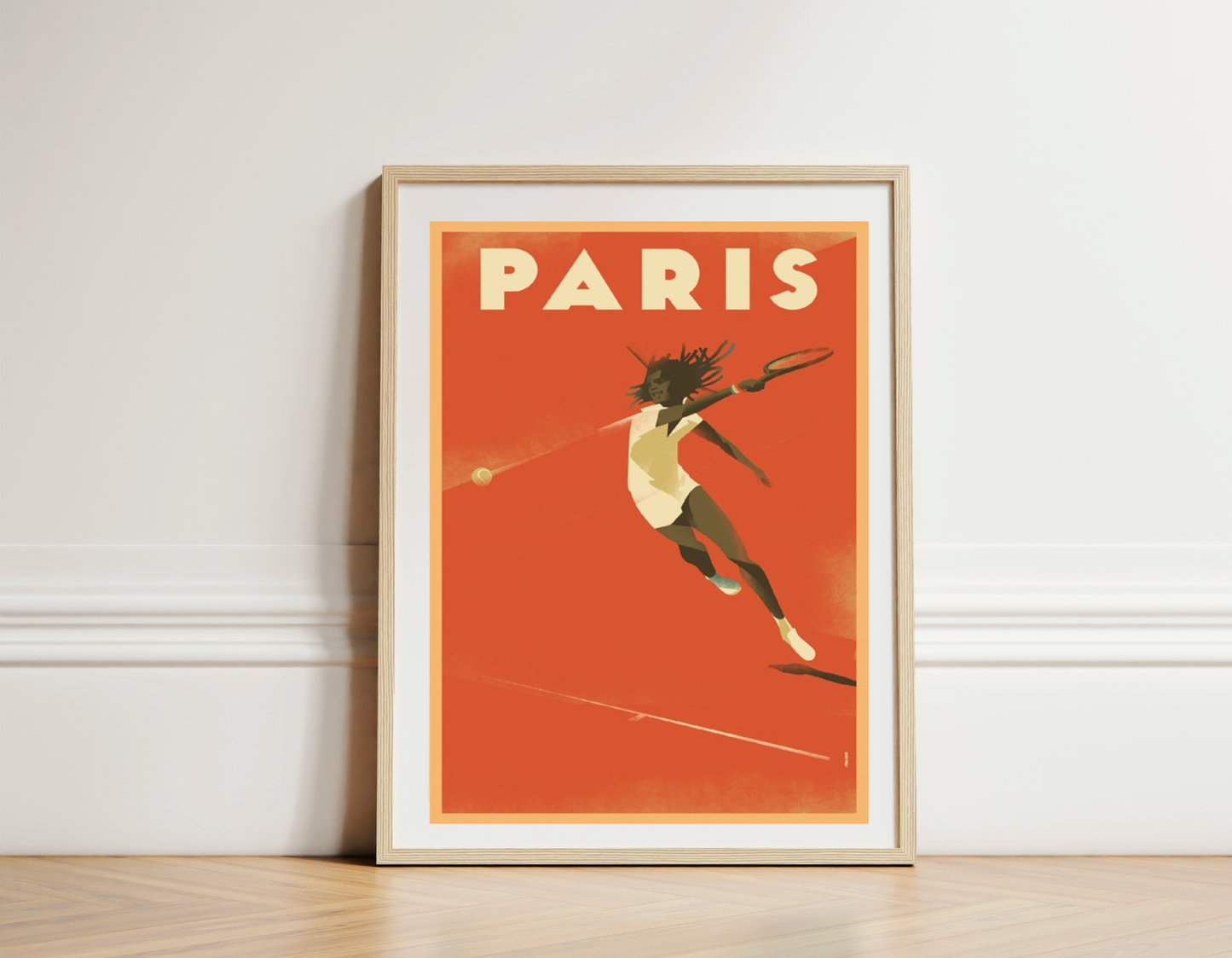 Paris, Roland Garros, 1983 [Yannick Noah, Tennis Game, Racquet].