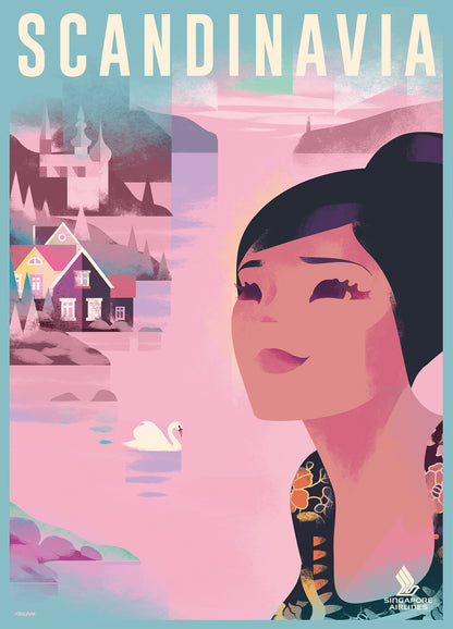 Scandinavia, Singapore Airlines.