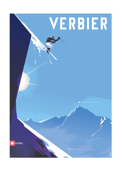 Verbier, Switzerland. [Ski Jumping]