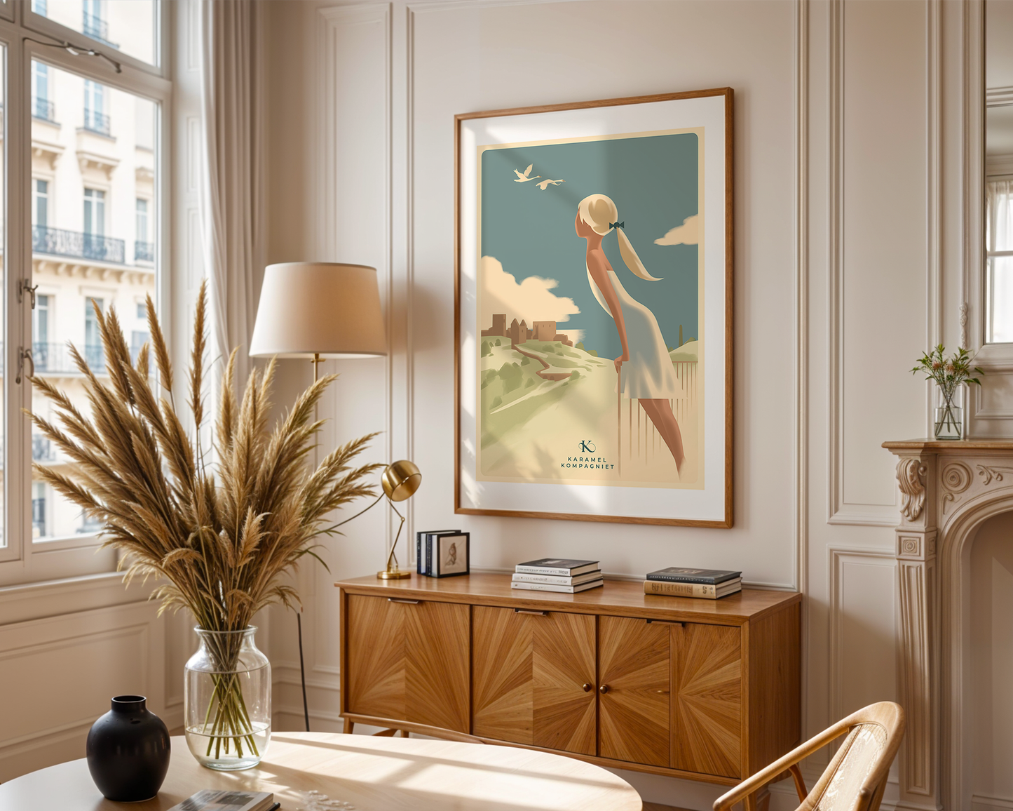 The Hammershus Girl, Karamel Kompagniet, Bornholm, Denmark.