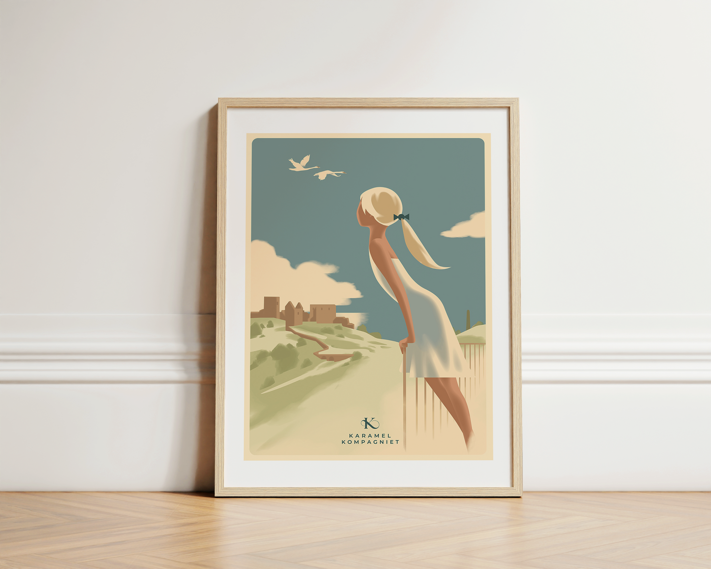 The Hammershus Girl, Karamel Kompagniet, Bornholm, Denmark.