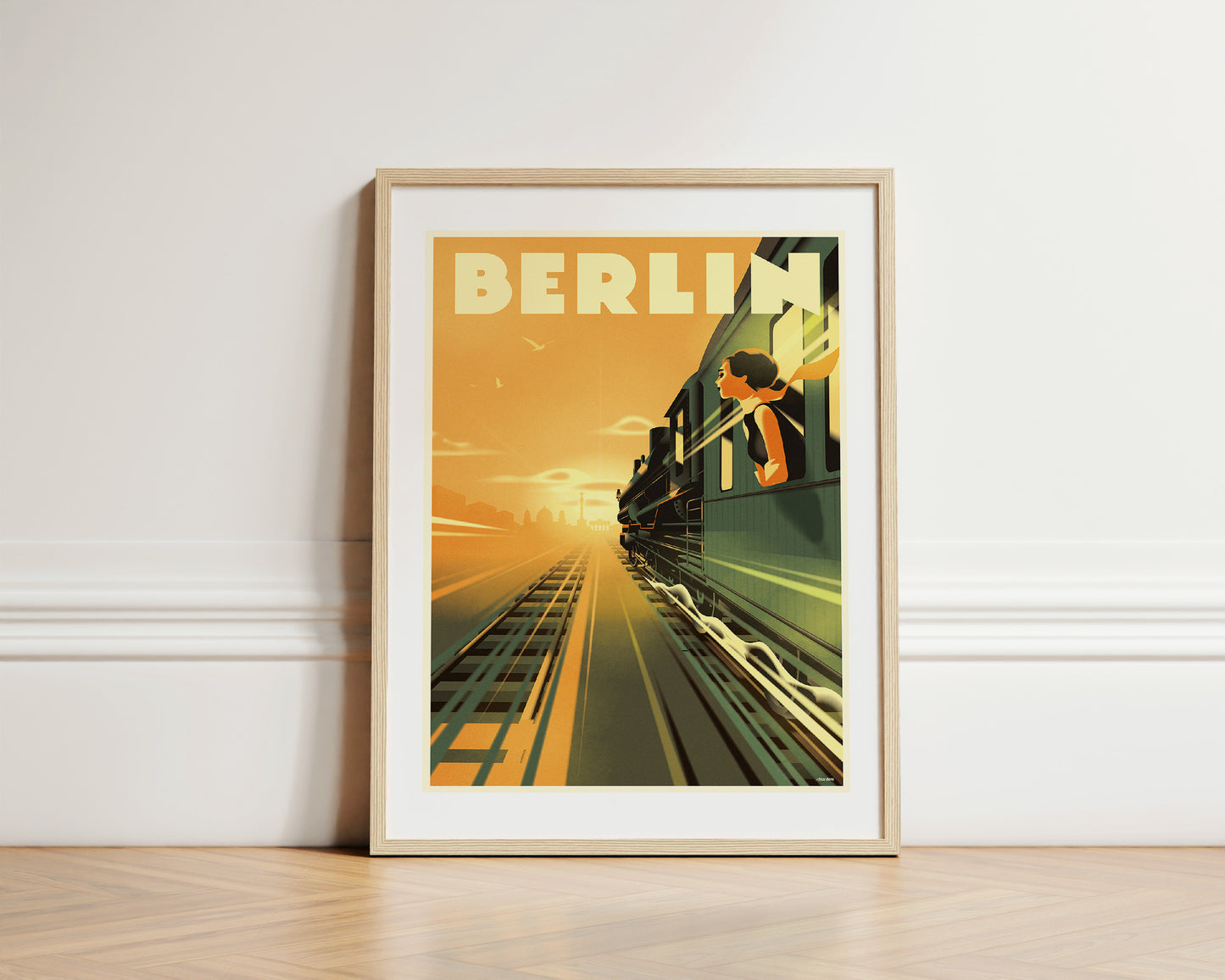 Vindobona Train From Vienna to Berlin, Germany.