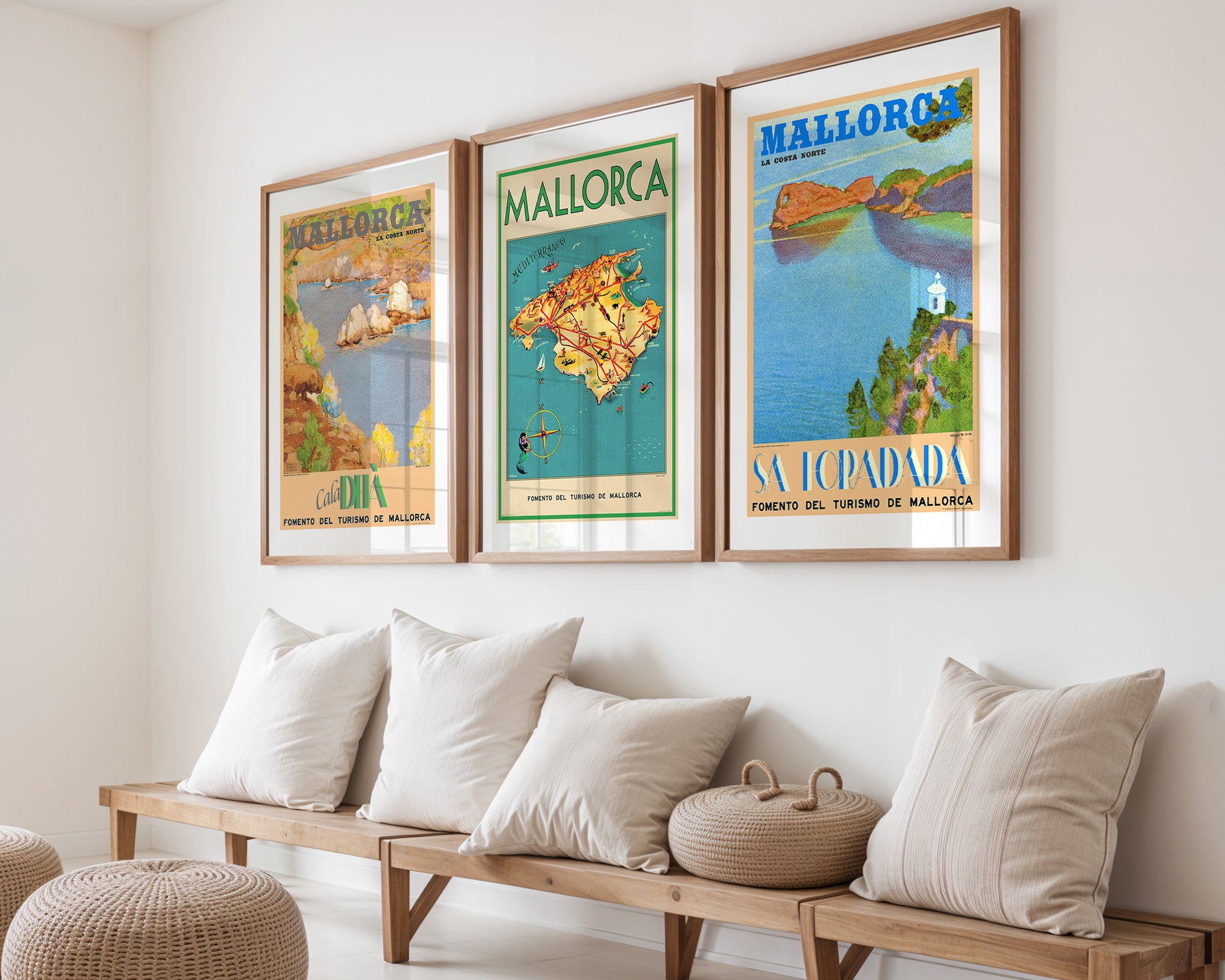 Mapa de Mallorca, 1950s. [Mediterráneo] – Stick No Bills