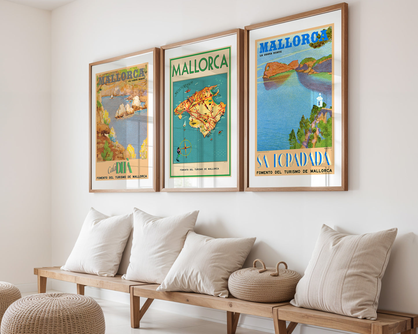 Mapa de Mallorca, 1950s. [Mediterráneo]