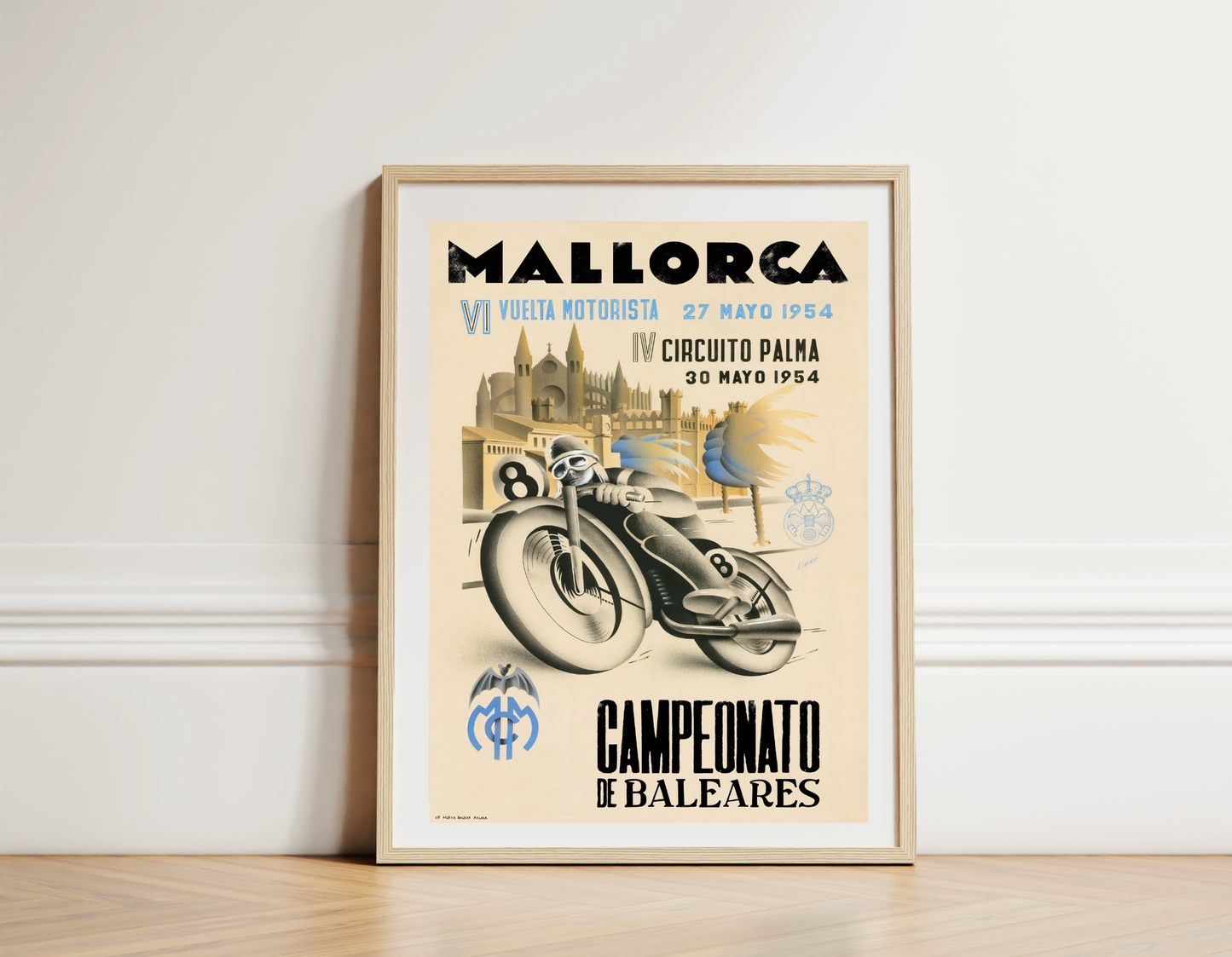 VI Vuelta Motorista a Mallorca, IV Circuito Palma, 1954.