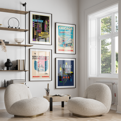 Chicago, Braniff International Airways, 1960s [Aerial View].