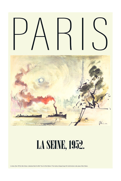 La Seine, Paris, France, 1960.