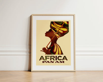 Africa, Pan Am 1960s. [Kente Cloth]