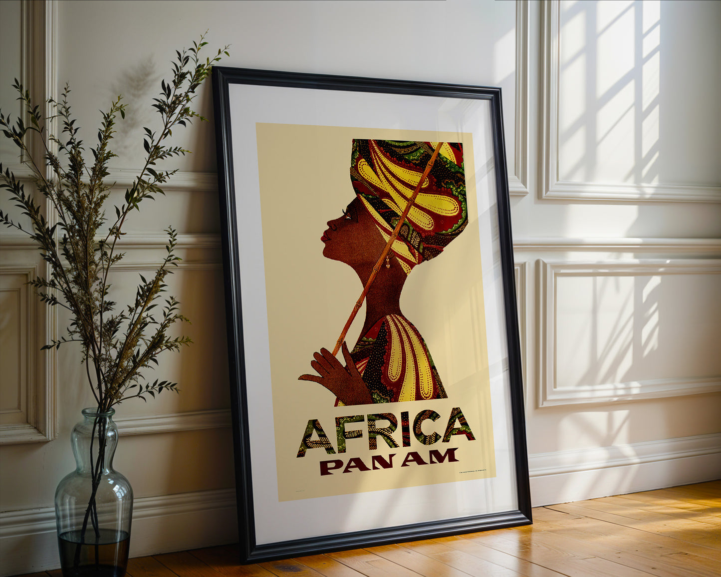 Africa, Pan Am 1960s. [Kente Cloth]