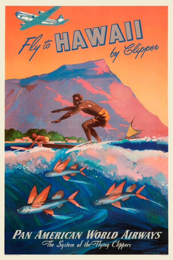 Hawaii, Pan American, 1940s. [Flying Clippers]
