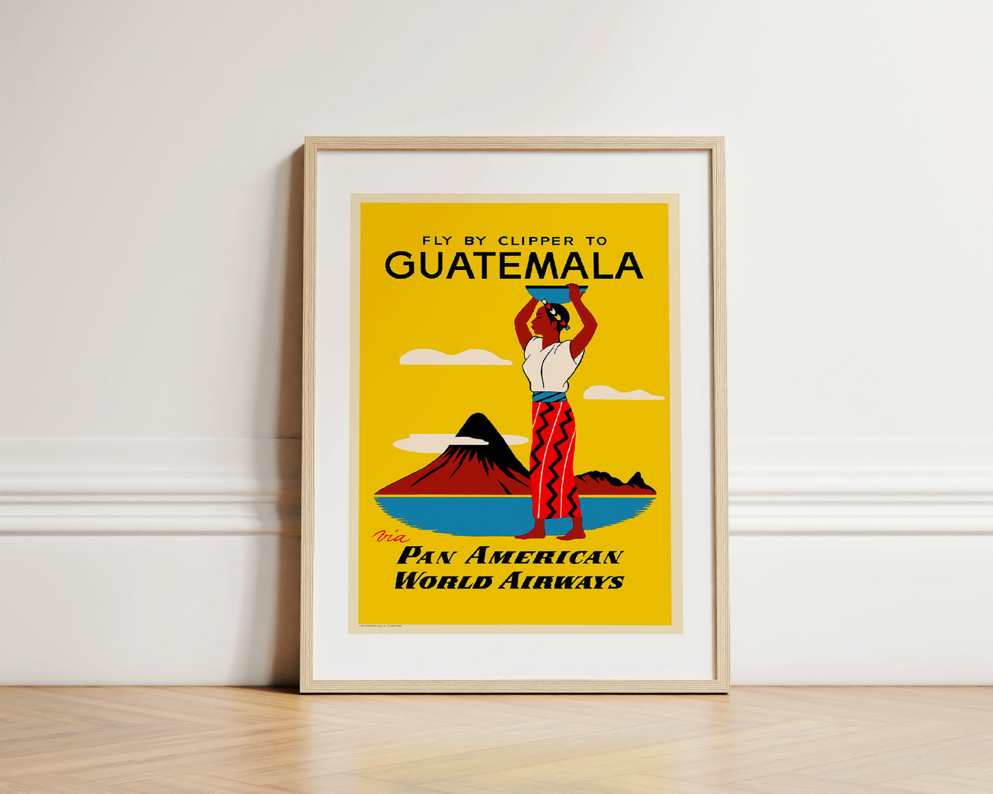 Guatemala, Pan American, 1950s. [Atitlàn]