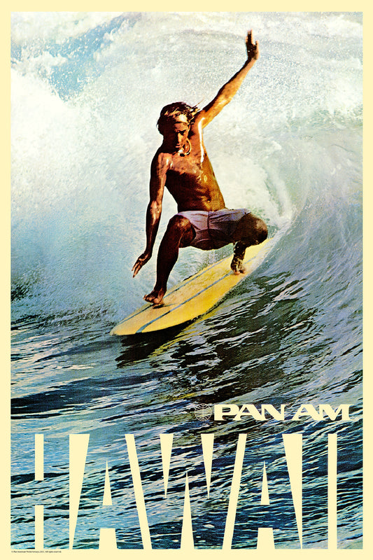 Hawaii, Pan Am, 1960s. [Wave]