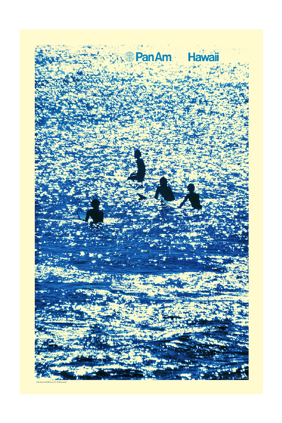 Hawaii, Pan Am, 1960s. [Surfers] – Stick No Bills