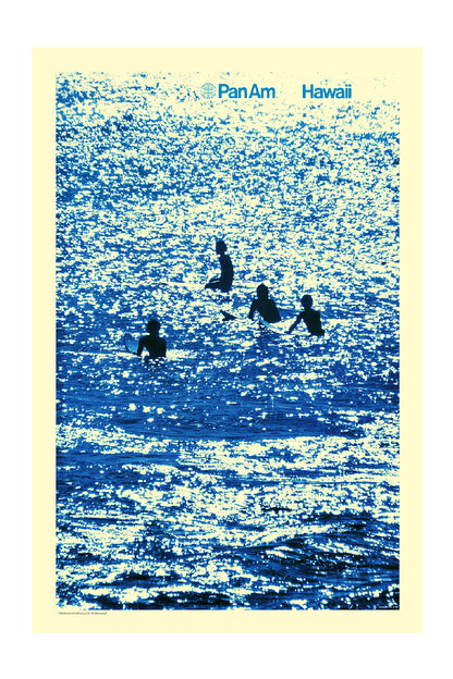 Hawaii, Pan Am, 1960s. [Surfers]