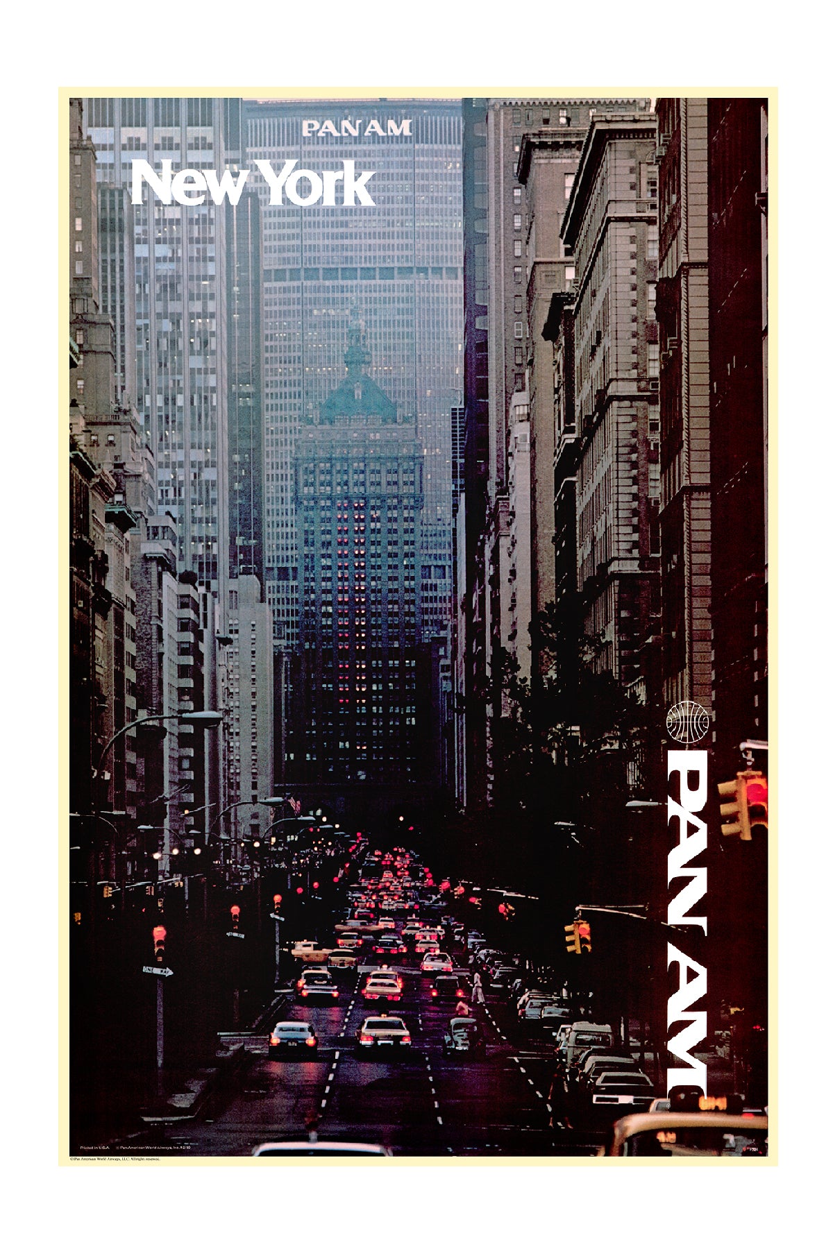 New York, Pan Am, 1960s. [5th Ave]
